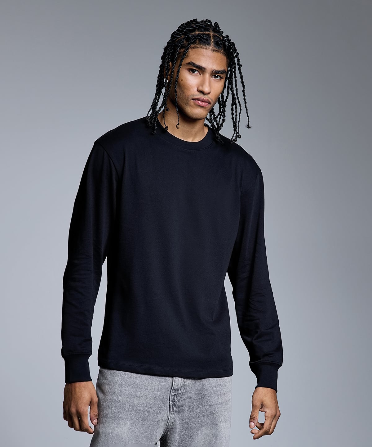 Anthem Headline Heavy Long Sleeve T-shirt AM016 model photo 2