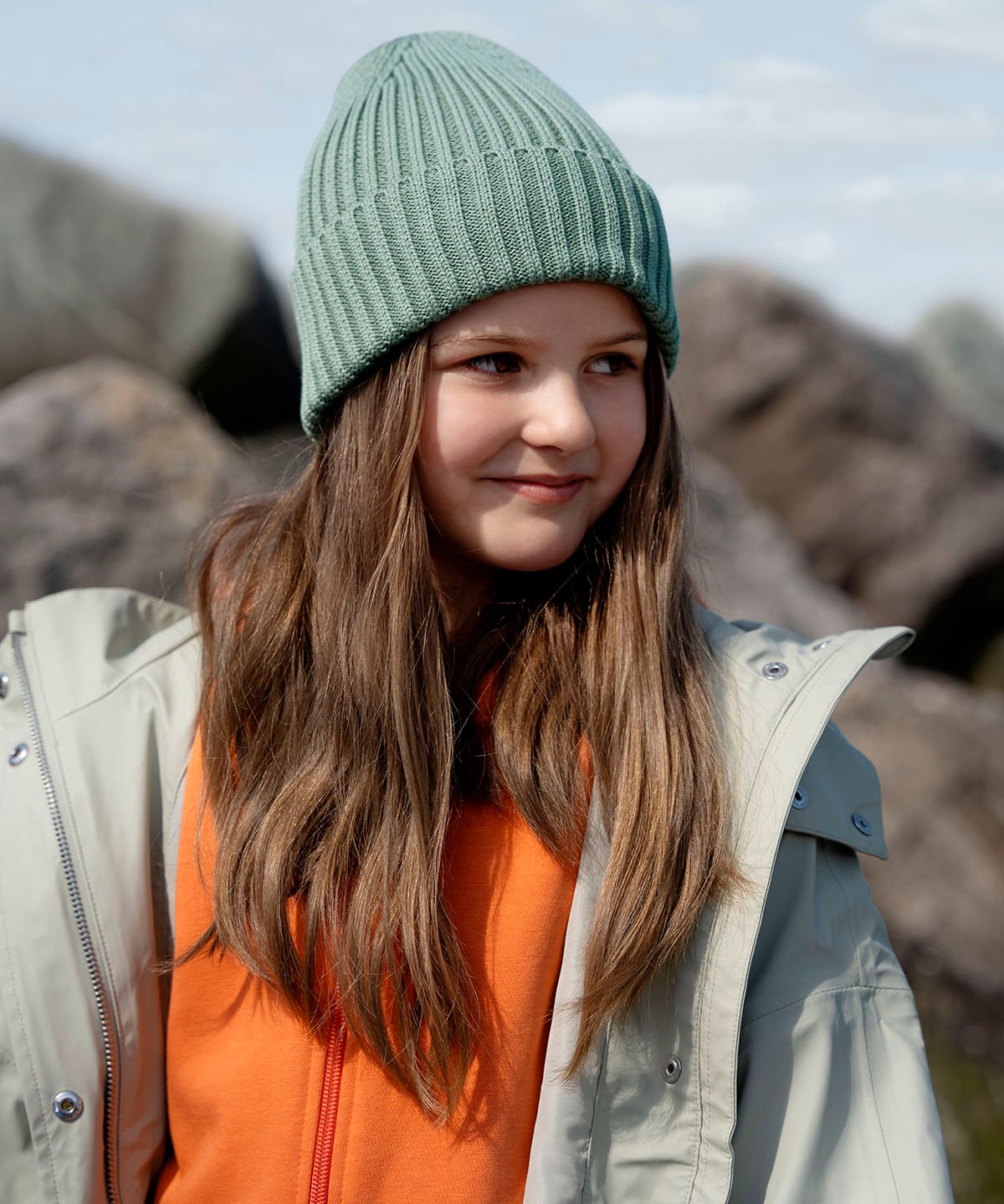 Beechfield Organic Cotton Kids Beanie B341B - Image 2