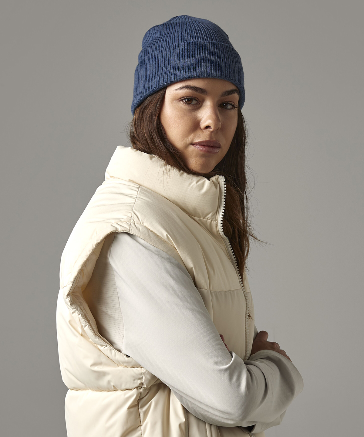 Beechfield Polylana Ribbed Beanie B376R - Image 2