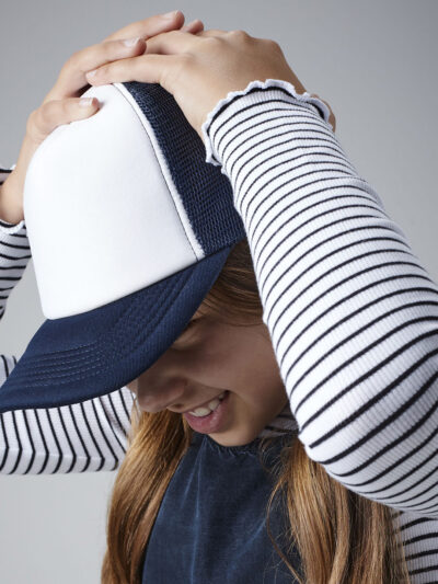 Beechfield Junior Vintage Snapback Trucker B645B