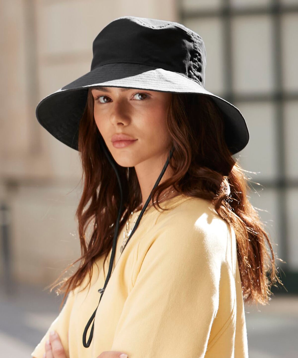 Beechfield Wide Brim Sun Hat B788R - Image 2