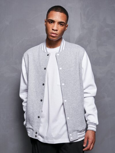 Build Your Brand Basic College Jacket BB004