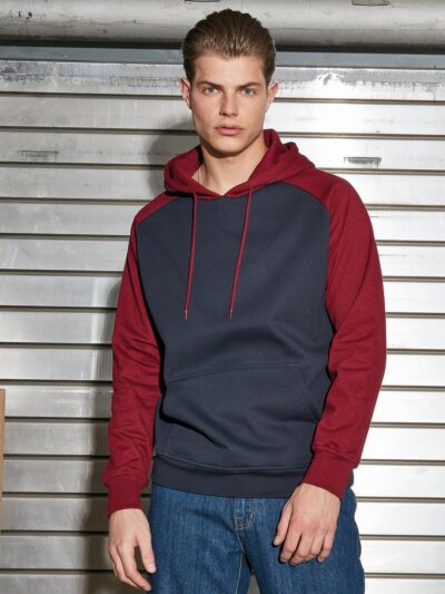 Build Your Brand Basic Raglan Hoodie BB005