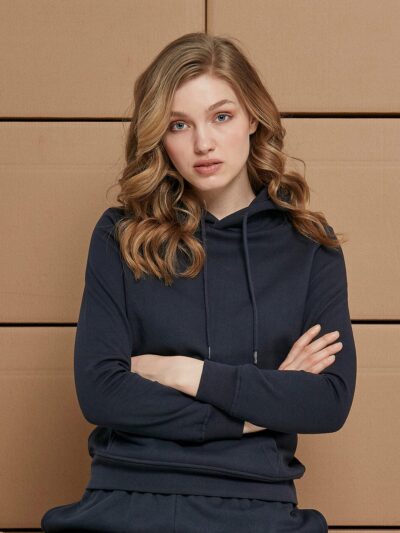 Build Your Brand Women’s Basic Hoodie BB007