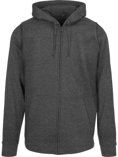 Build Your Brand Basic Zip Hoodie BB008