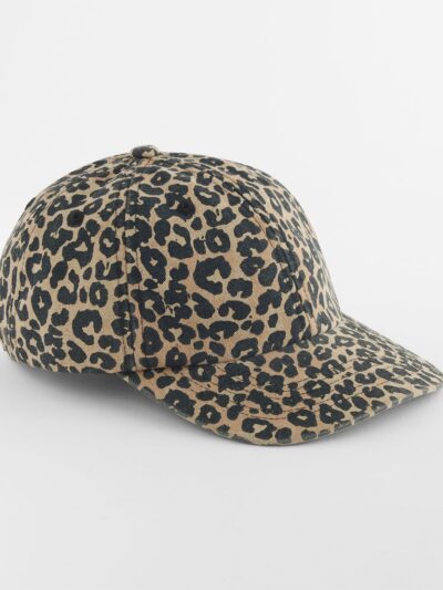 Beechfield Leopard Print 6-panel Cap B110