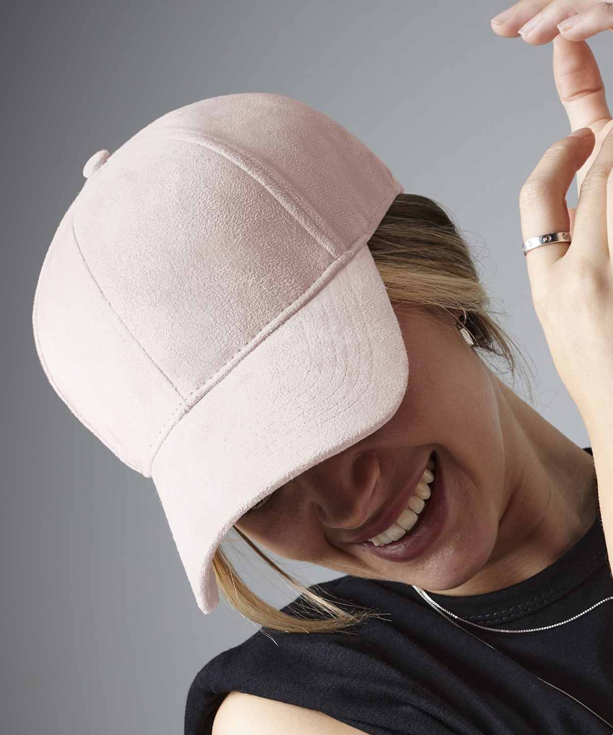 Beechfield Faux Suede 6-panel Cap B656 - Image 2