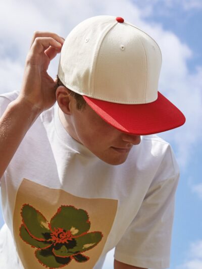 Beechfield Contrast Flat Peak 6-panel Cap B662