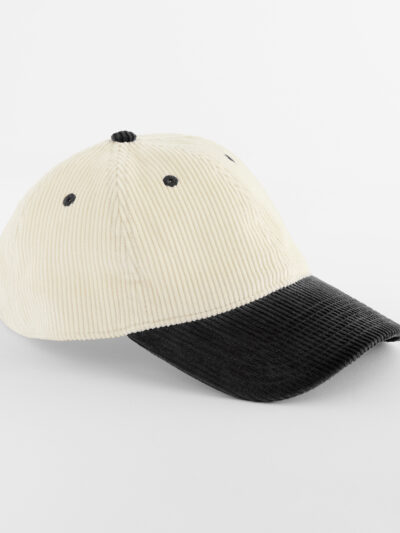 Beechfield Contrast Peak Corduroy Cap B690