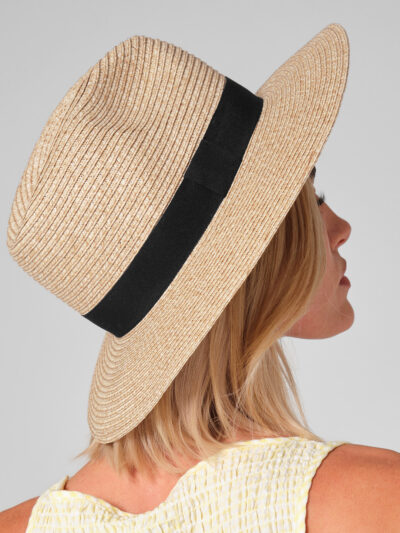Beechfield Straw Fedora B725