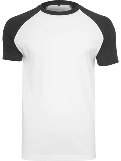 Build Your Brand Raglan Contrast Tee BY007