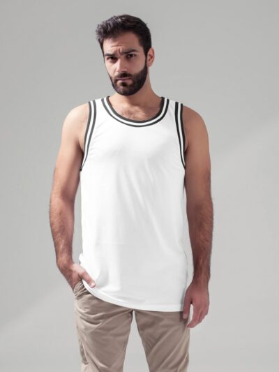 Build Your Brand Mesh Tank Top BY009