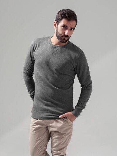 Build Your Brand Light Crew Sweatshirt BY010
