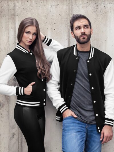 Build Your Brand Sweat College Jacket BY015