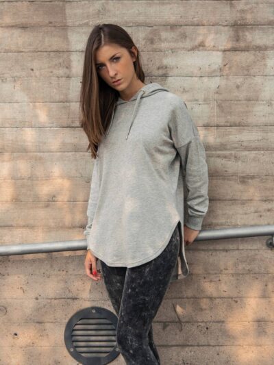 Build Your Brand Women’s Oversized Hoodie BY037