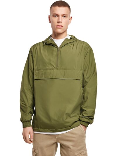 Build Your Brand Basic Pullover Jacket BY096