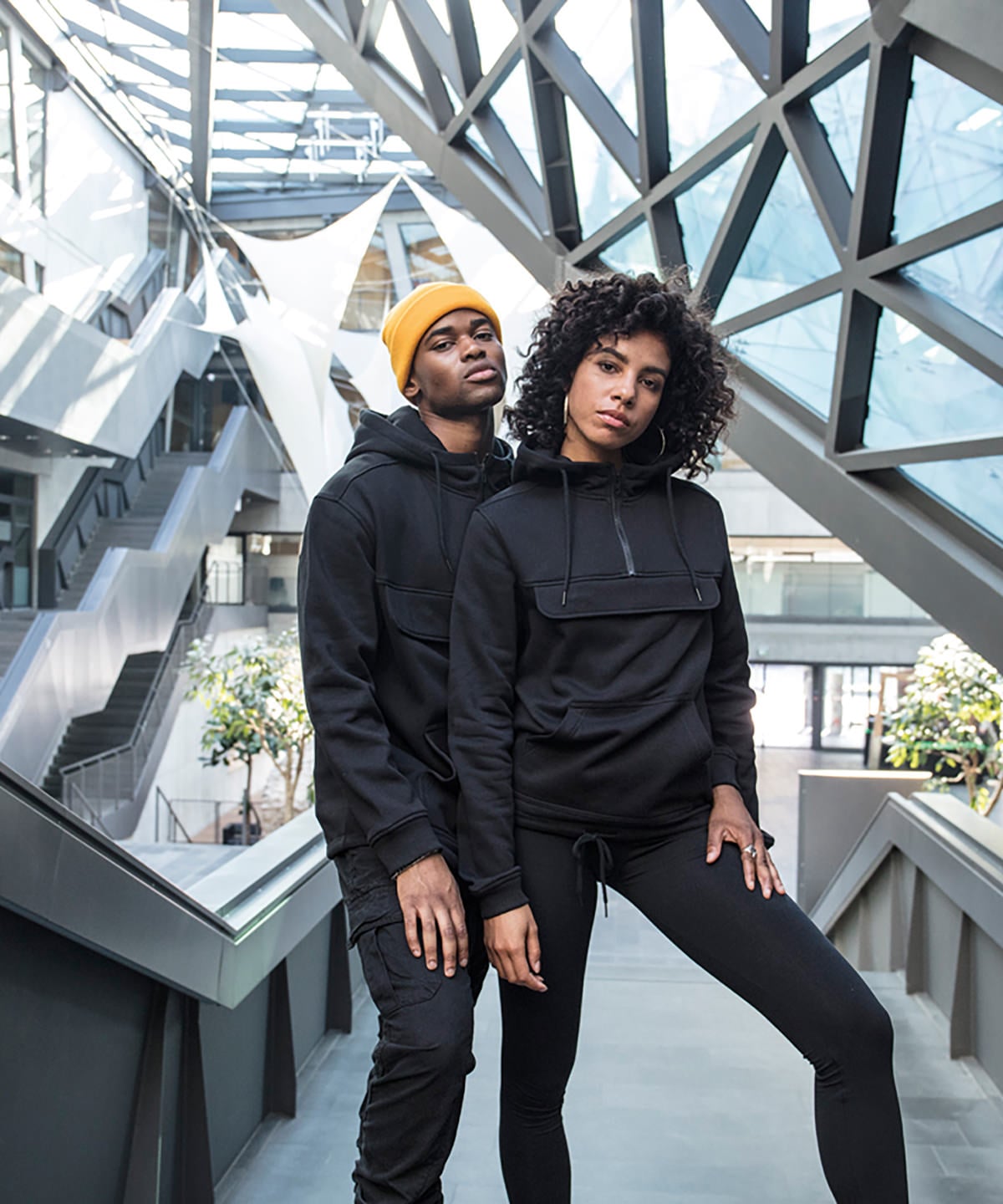 Build Your Brand Sweat Pullover Hoodie BY098 - Image 2