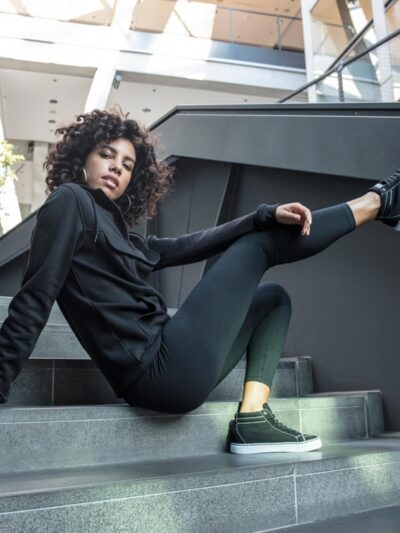 Build Your Brand Women’s Stretch Jersey Leggings BY099