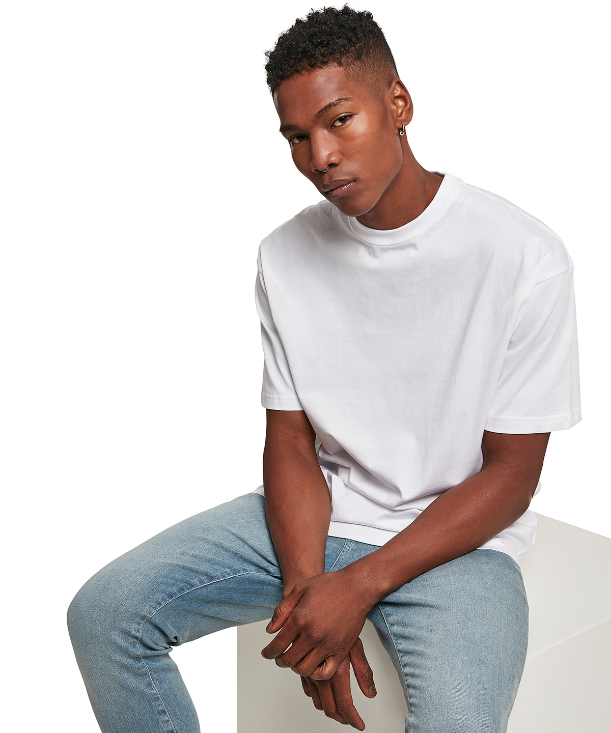 Build Your Brand Premium Combed Jersey BY122, model photo 4