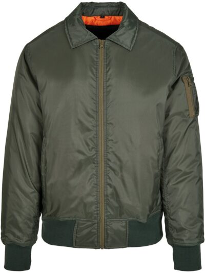 Build Your Brand Collar Bomber Jacket BY157