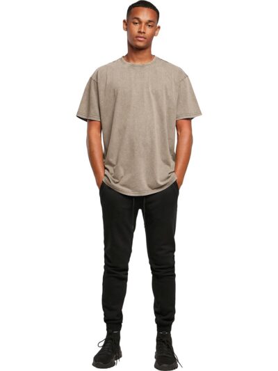 Build Your Brand Acid Washed Heavy Oversized Tee BY189