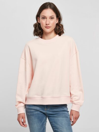 Build Your Brand Women’s Oversized Crew Neck Sweatshirt BY212