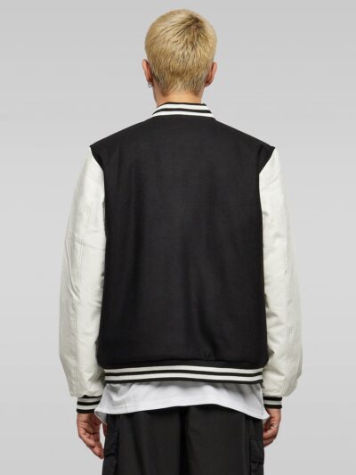 Build Your Brand Old School College Jacket BY269