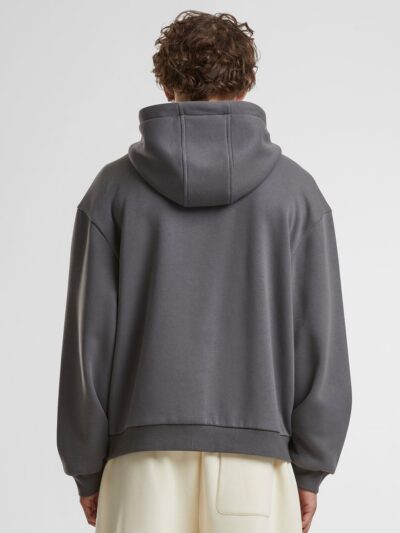 Build Your Brand Fluffy Zip Hoodie BY285