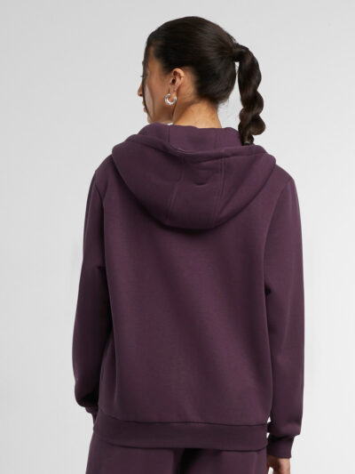 Build Your Brand Women’s Fluffy Zip Hoodie BY290