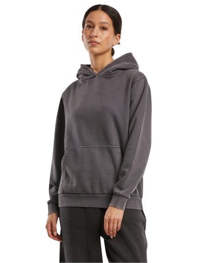 Build Your Brand Women’s Vintage Heavy Hoodie BY298