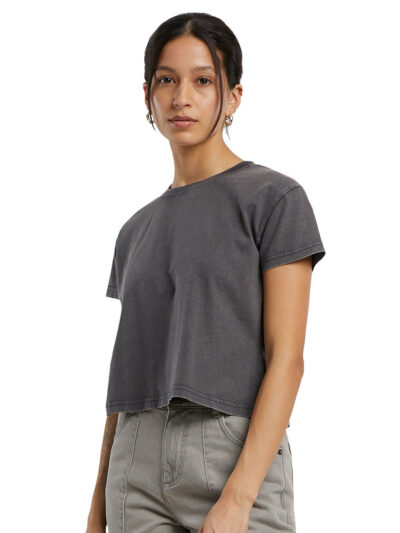 Build Your Brand Women’s Vintage Cropped Tee BY305