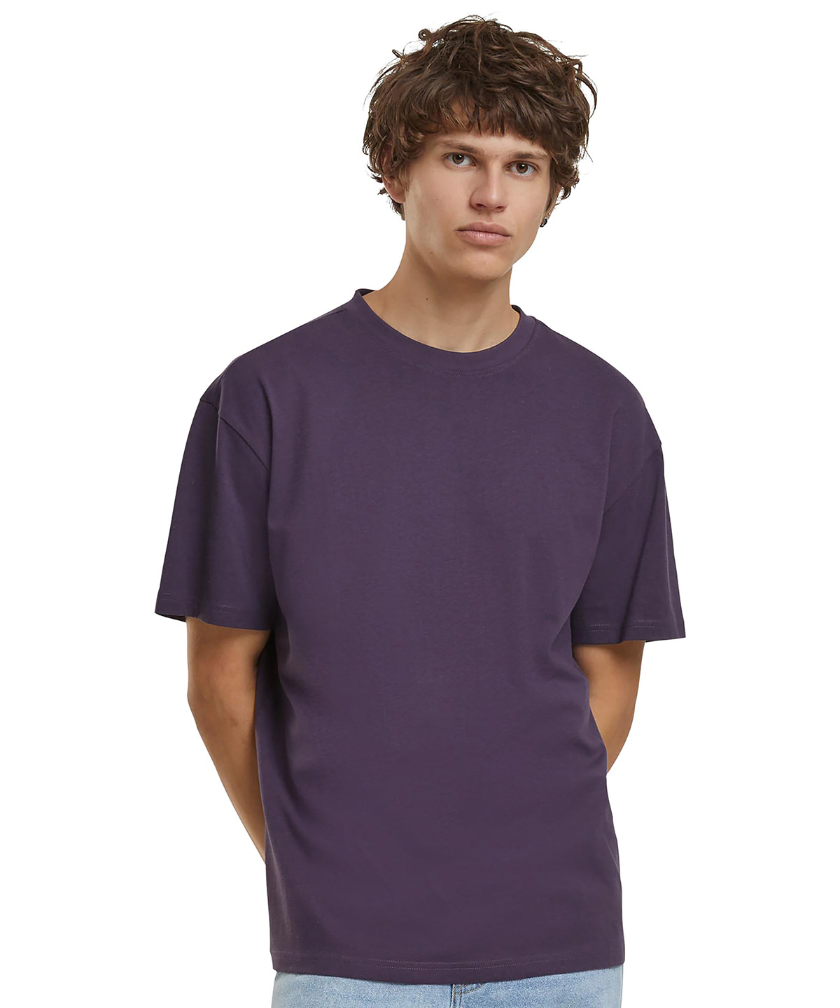 Build Your Brand Cotton Loose Tee BY308 - Image 4