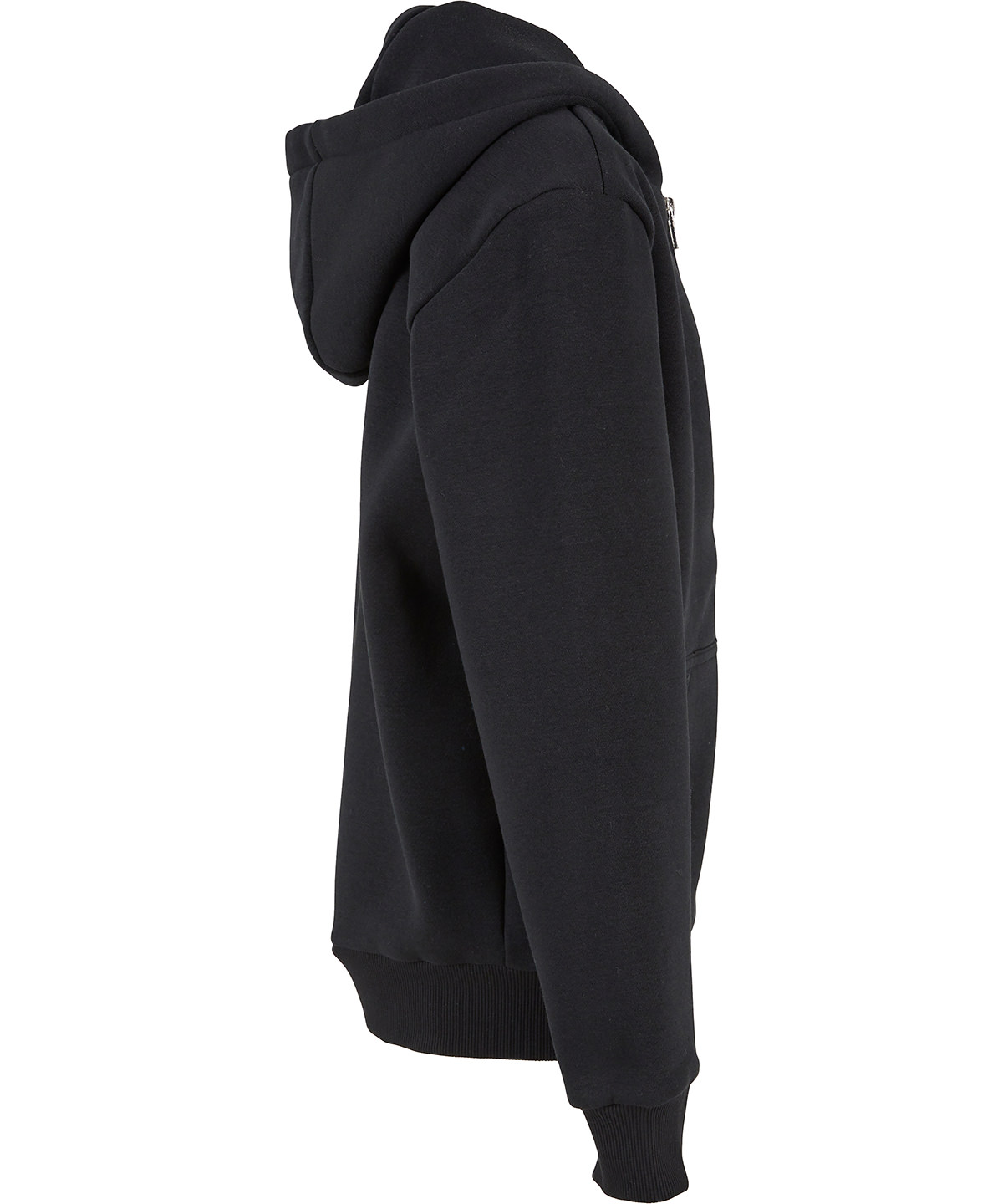 Build Your Brand Kids Fluffy Zip Hoodie BY316 - Image 2