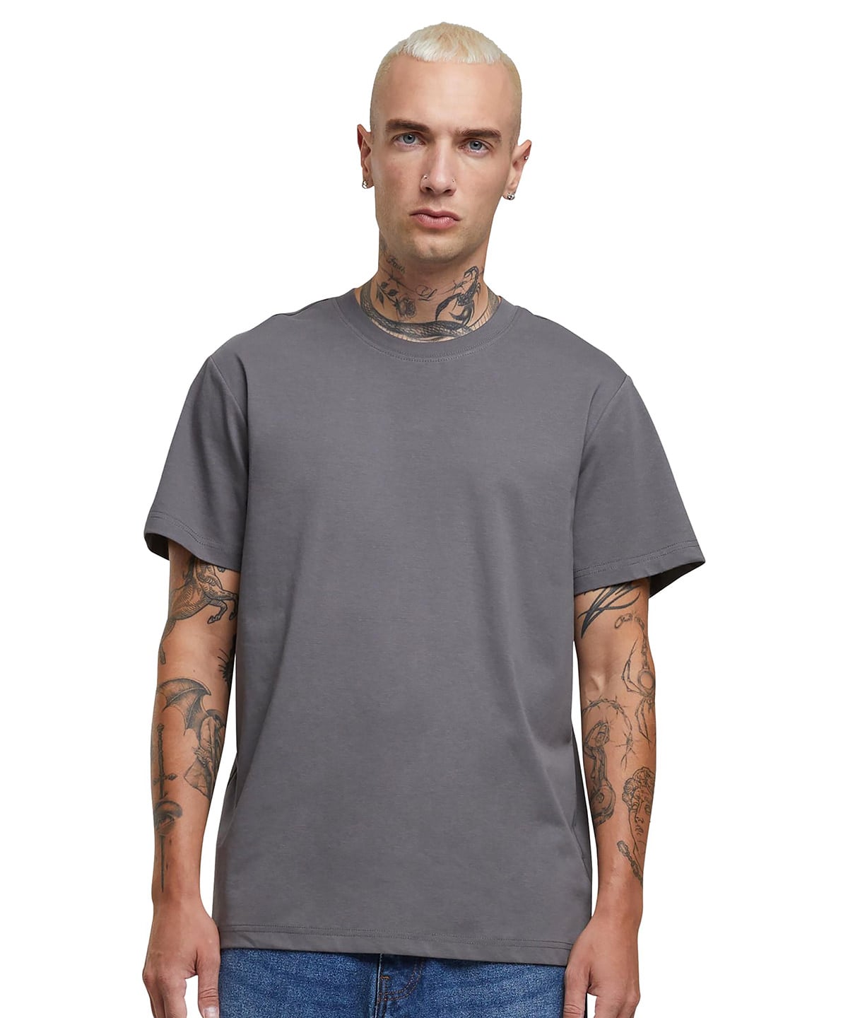 Build Your Brand Sorona Regular Tee BY362 model photo 2