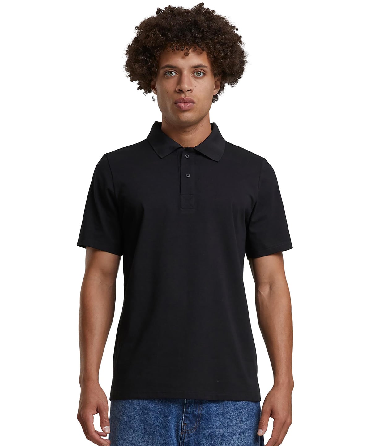 Build Your Brand Sorona Polo Tee BY363 model photo 2