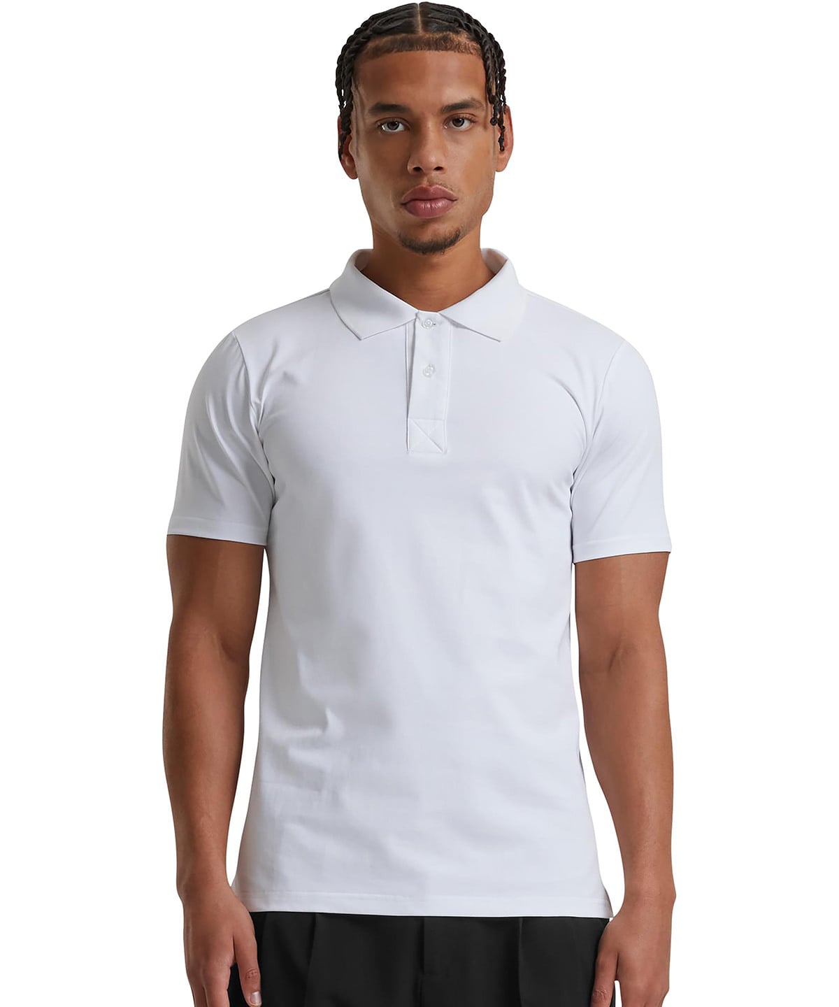 Build Your Brand Sorona Polo Tee BY363 model photo 3