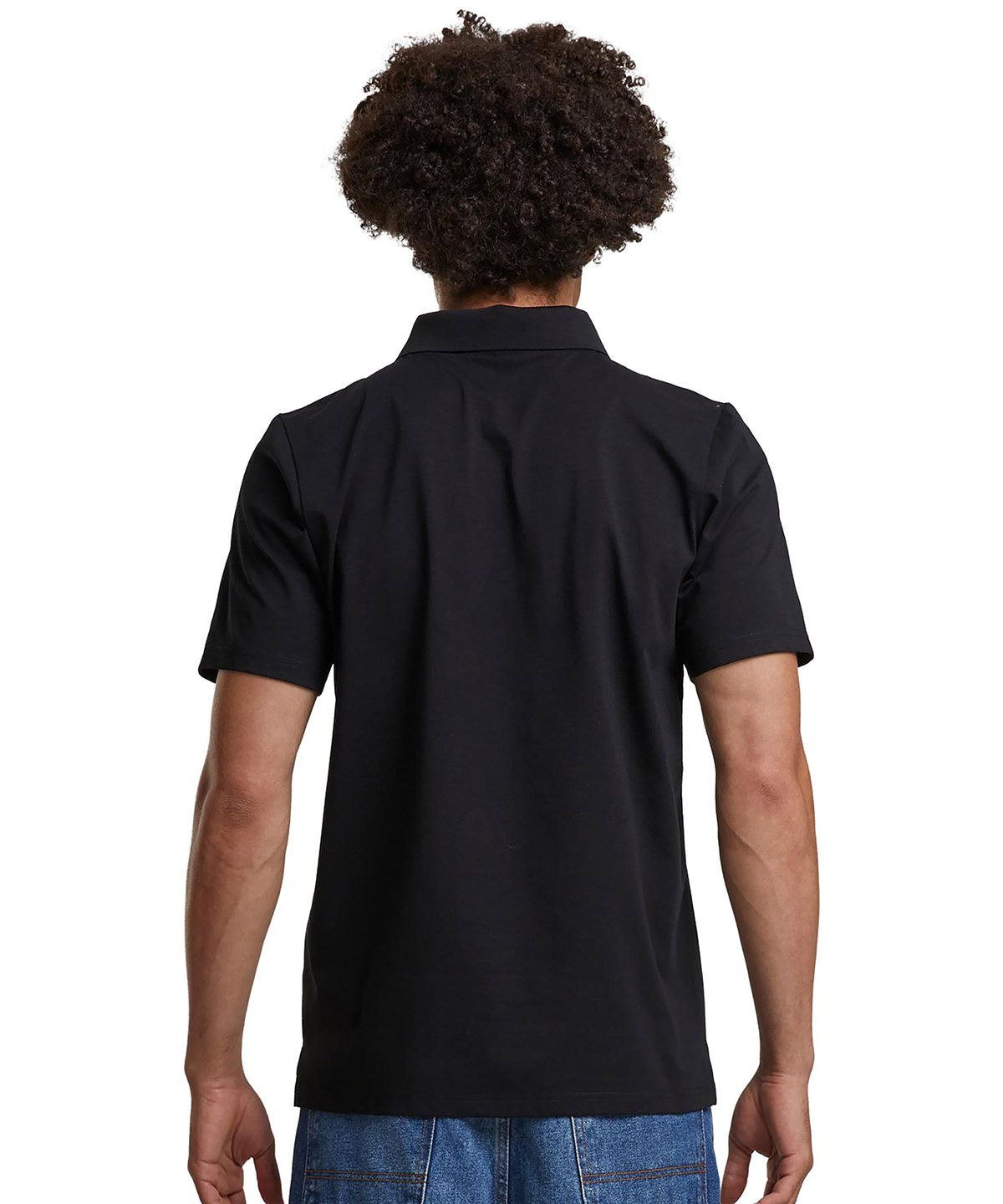 Build Your Brand Sorona Polo Tee BY363 model photo 4