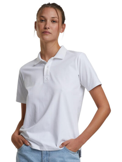 Build Your Brand Women’s Sorona Polo Tee BY368