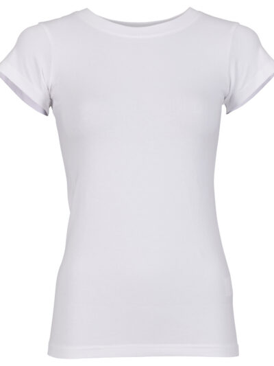 Build Your Brand Women’s Stretch Tee BY384