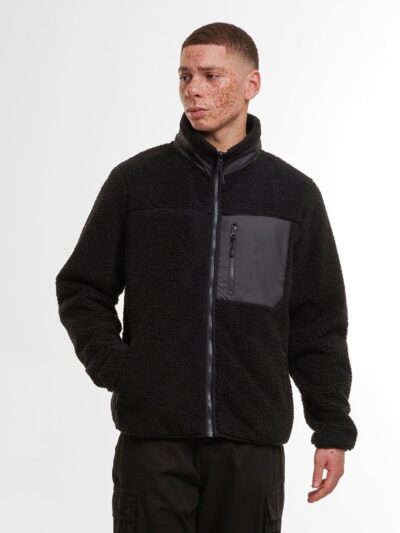 Build Your Brand Bonded Sherpa Jacket BY406