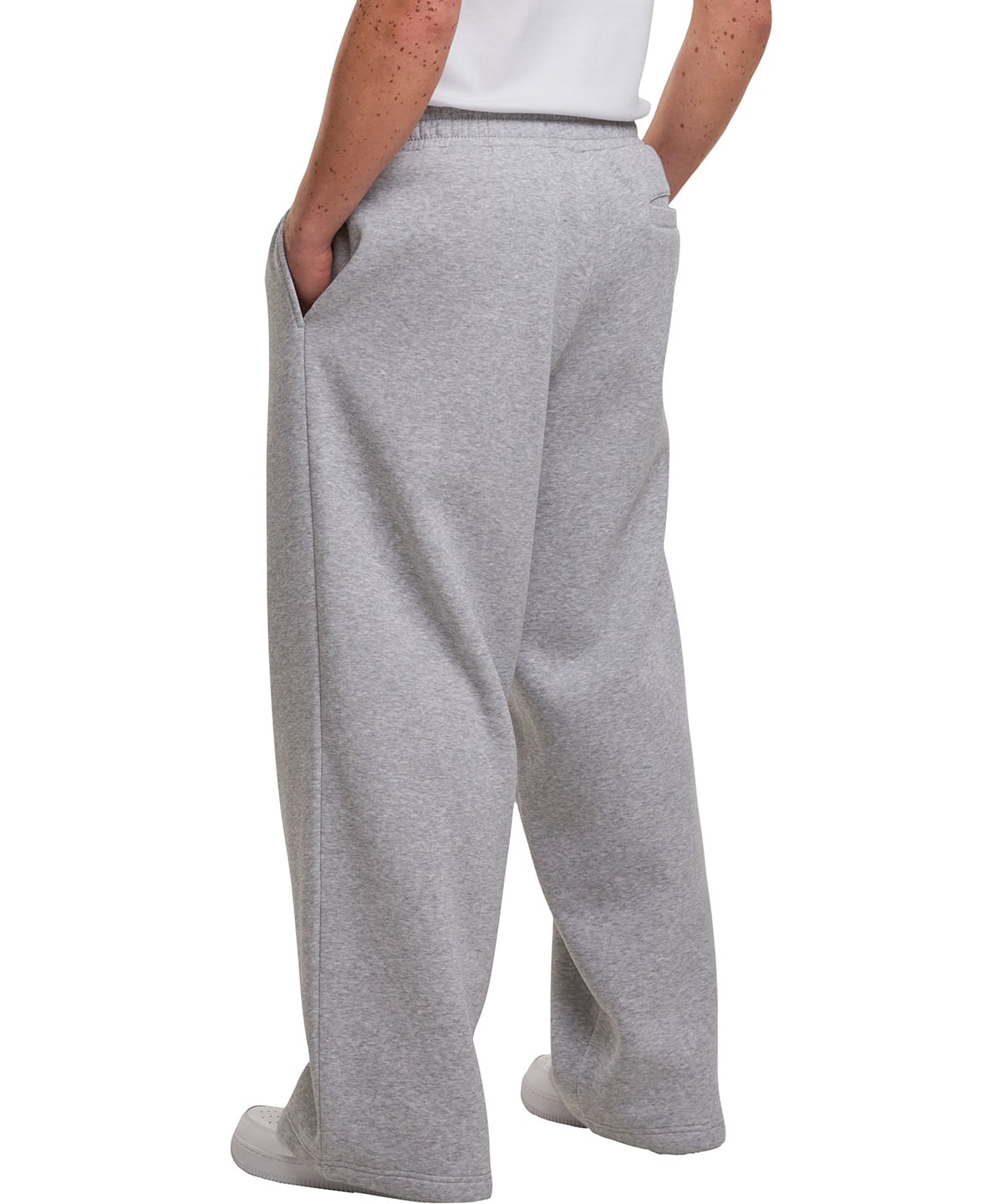 Build Your Brand Wide-leg Sweatpants BY442 - Image 4