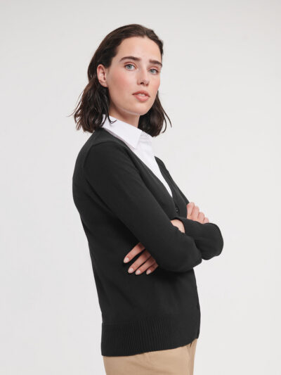 Russell Athletic Women’s V-neck Knitted Cardigan J715F