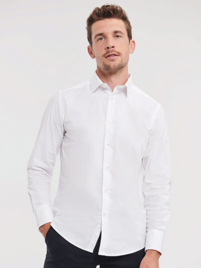 Russell Athletic Long Sleeve Easycare Fitted Shirt J946M