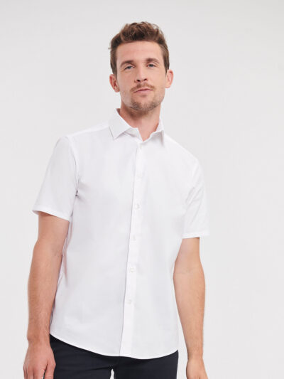 Russell Athletic Short Sleeve Easycare Fitted Shirt J947M