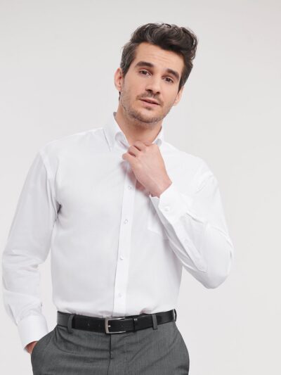 Russell Athletic Long Sleeve Ultimate Non-iron Shirt J956M