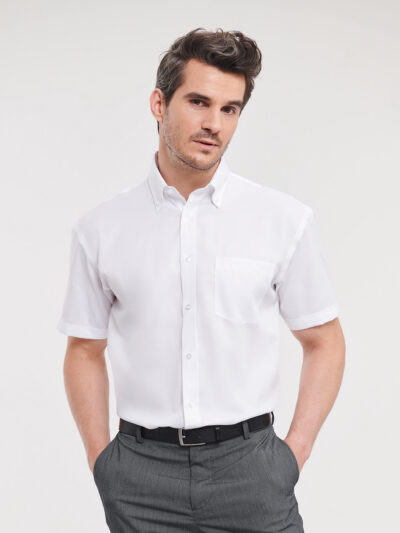 Russell Athletic Short Sleeve Ultimate Non-iron Shirt J957M