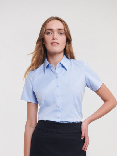 Russell Athletic Women’s Short Sleeve Herringbone Shirt J963F