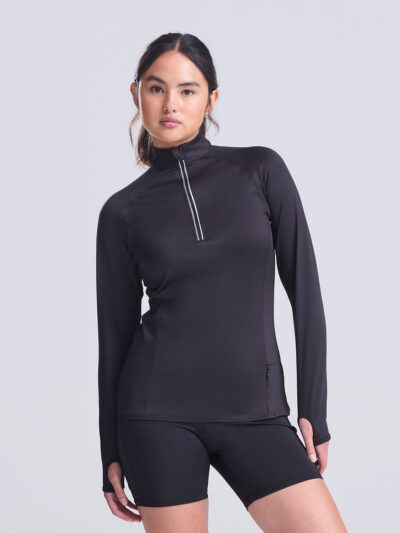 AWDis Women’s Cool Flex Long Half-zip Top JC035