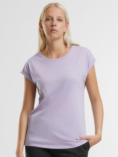 New Morning Studios Women’s Regular Extended Shoulder Tee NM007