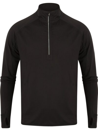 Tombo Long-sleeved ¼ Zip Top TL562